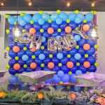 Balloon Wall Baby Blue