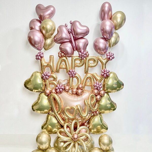 Bouquet Butterfly Rosegold